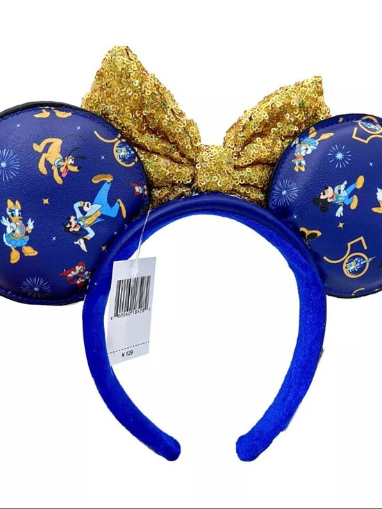 Loungefly 50th Anniversary Minnie Mouse WDW Disney Parks Ears Headband main image 2